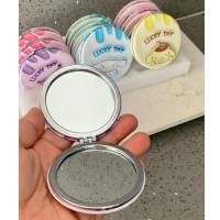 1 adet sanrio kawaii kuromi my melodi hello kitty mini makyaj cep aynası deri kaplamalı rengarek