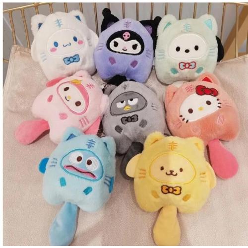 1 Adet Sevimli Sanrio Kawaii Peluş Bebek Araba Çanta Süsü Anahtarlık model seçenekli