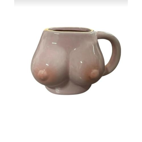 3D özel tasarımlı memeli kupa bardak