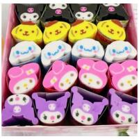 4adet Sanrio Kawaii Kuromi Cinnamoroll My Melody Figürlü Mini Silgiler Okul Öncesi Sevimli Hediyelik