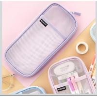 angoo special şeffaf fileli geniş kapasiteli lüx sevimli hediyelik kalemlik cüzdan okul öncesi