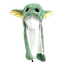 Baby Yoda Peluş Işıklı Kulakları Oynar Peluş Şapka Bere A Kalite Sevimli