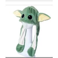Baby Yoda Peluş Işıklı Kulakları Oynar Peluş Şapka Bere A Kalite Sevimli