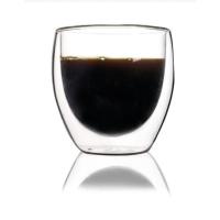 Çift Camlı Çift Cidarlı Cam Kupa 250 ml Ev Ofis Fincanı Çift Katlı Isı Yalıtımlı Cam Bardak