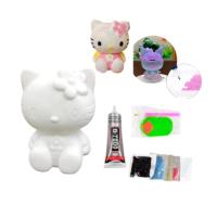 Hello kitty DİY kendin yap elmas mozaik yapıştırma 3D figür kumbara hobi