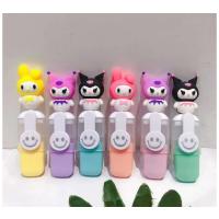 Kawaii 6'lı Fosforlu Kalem Kuromi Cinnamoroll My Melody Okul Öncesi Hediyelik Keçeli işaretleme