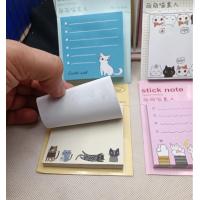 kedi desenli stick note sevimli bloknot yapışkanlı kullanışlı bloknotlar model seçenekli 1adet