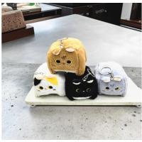 Kedi hayvan peluş anahtarlık sevimli kaliteli rengarenk renk seçenekli 1adet