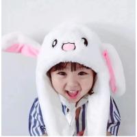 Kulakları Hareket Eden ışıklı led Peluş Tavşan Şapka