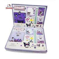 Kuromi Cinnamoroll Anime Dizüstü El defteri Sevimli Karikatür Kırtasiye seti Hediye Kutusu