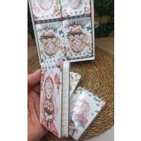 mini çiçekçi kız cinnamorol figürlü defter 3D işlemeli sevimli hediyelik 1adet