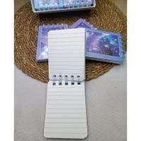 mini galaksii figürlü defter 3D işlemeli sevimli hediyelik not defteri 1adet