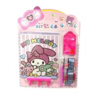 My Melody Elmas Mozaik Kendin Yap Dıy Boyama Seti Boncuklu Taşlı Tablo Şövale Sanat Kit Taşlama