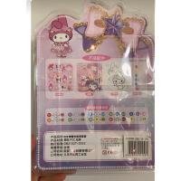 My Melody Kuromi Little Twin Puzzle Dıy Kendin Yapboz Sulu Boya Seti 2Sayfa Boyama Sticker Boncuk