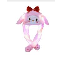 My Melody Peluş Işıklı Kulakları Oynar Peluş Şapka Bere A Kalite Sevimli