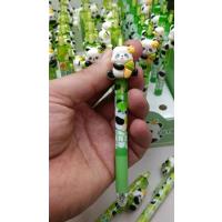 panda 3D figürlü tükenmez kalemler rengarenk kalemler okul öncesi öğrenci hediyesi 1adet