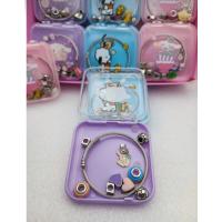Sanrio cinnamoroll DİY charm kendin yap pandra Çelik bileklik sevimli figürlü hediyelk