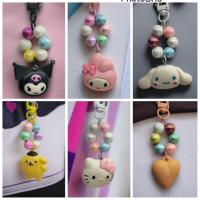 Sanrio Figürlü Lüx Telefon Anahtarlık Ve Çanta Aksesuarı Model Seçenekli 1 Adet 