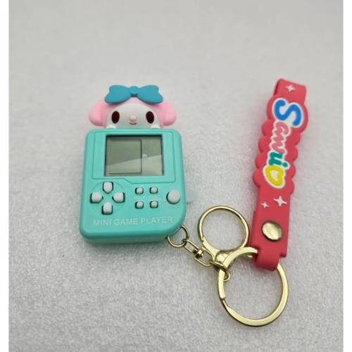 sanrio figürlü sevimli tetris oyunlu anahtarlık oyuncak tetris oyunları