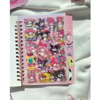 Sanrio Karakterleri Kitty Kuromi my melody cinnamoroll Sticker Defteri 1 adet