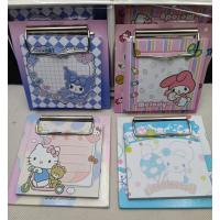 Sanrio Kawai Bloknot Kromi Cinnamorol My Melodi Süslemeli Sevimli Yapışkanlı Bloknot Stantlı 1ad