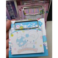 Sanrio Kawai Bloknot Kromi Cinnamorol My Melodi Süslemeli Sevimli Yapışkanlı Bloknot Stantlı 1ad
