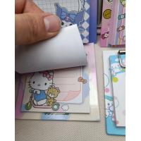 Sanrio Kawai Bloknot Kromi Cinnamorol My Melodi Süslemeli Sevimli Yapışkanlı Bloknot Stantlı 1ad