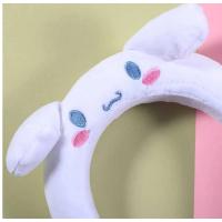 Sanrio Kawai cinnamoroll Karakterli Peluş Taç Sevimli 3d Işlemeli Hediyelik Cinnamorol