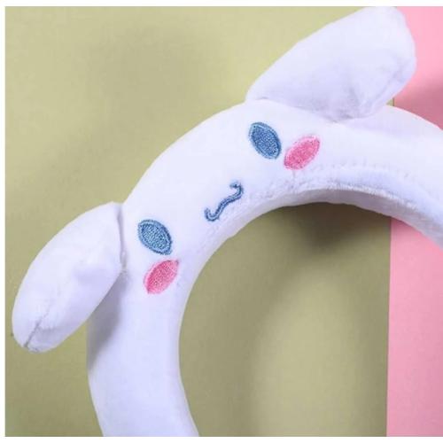 Sanrio Kawai cinnamoroll Karakterli Peluş Taç Sevimli 3d Işlemeli Hediyelik Cinnamorol
