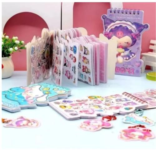 Sanrio Kawai Kromi My Melodi Cinnamorol Sticker Defter Okul Öncesi Hediyelik 1 Adet