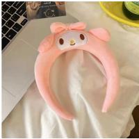 Sanrio Kawai my melody Karakterli Peluş Taç Sevimli 3d Işlemeli Hediyelik My Melody sevimli hediyelik