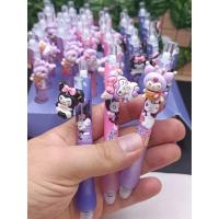 sanrio kawaii 3D kuromi dönen figürlü tükenmez jel kalemler rengarenk sevimli hediyelik kalemler 1ad