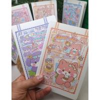 sanrio kawaii anime baskılı ve diğer figür baskılı rengarenk defterler renkli sayfalar hediyelik 1ad