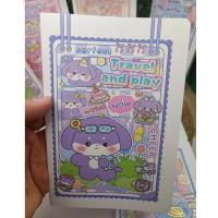 sanrio kawaii anime baskılı ve diğer figür baskılı rengarenk defterler renkli sayfalar hediyelik 1ad