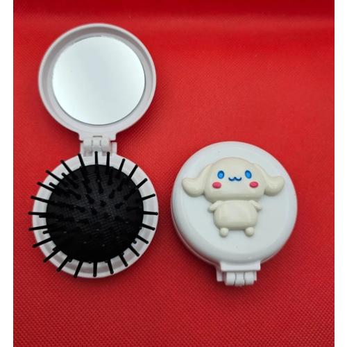 Sanrio Kawaii Cinnamorol Aynalı Tarak Kapaklı Mini Çep Ayna Ve Tarak Lüx Hediyelik Ürün Peluş