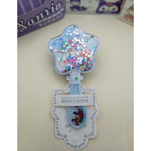 Sanrio Kawaii Cinnamorol Içi Pulu Tarak Mini Içi Simli Tarak Lüx Hediyelik Ürünler