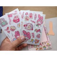 sanrio kawaii dört sayfa çıkartmalı sticker tükenmez kalem ve spatula sevimli okul öncesi hediyelik