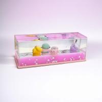 Sanrio kawaii figürlü içi renkli sulu batmayan figür lüx hediyelik