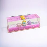 Sanrio kawaii figürlü içi renkli sulu batmayan figür lüx hediyelik