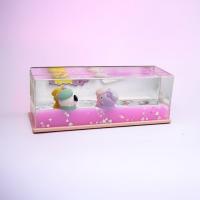 Sanrio kawaii figürlü içi renkli sulu batmayan figür lüx hediyelik