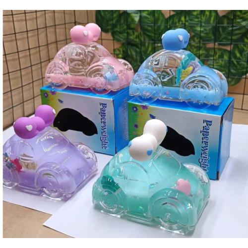 sanrio kawaii figürlü içi renkli sulu klasik arabalı masa üstü sevgili öretmen arkadaş hediyesi 1ade
