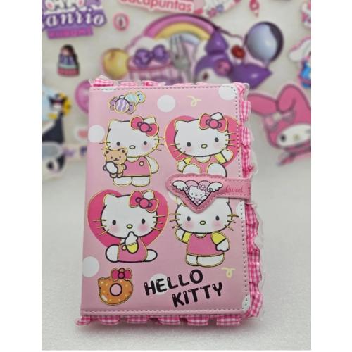 Sanrio Kawaii Hello Kity Lüx Yumuşak Kapaklı Defter Ajanda Günlük Notebook Hediyelik