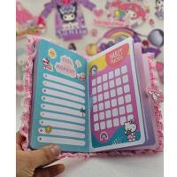 Sanrio Kawaii Hello Kity Lüx Yumuşak Kapaklı Defter Ajanda Günlük Hediyelik