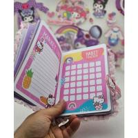Sanrio Kawaii Hello Kity Lüx Yumuşak Kapaklı Defter Ajanda Günlük Notebook Hediyelik