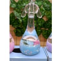 sanrio kawaii içi sulu iksir cinnamoroll camlı sulu figürlü masa üstü öğretmen sevgili hediyesi