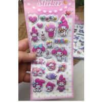 Sanrio kawaii kabartmalı çoklu sticker  hediyelik 1adet