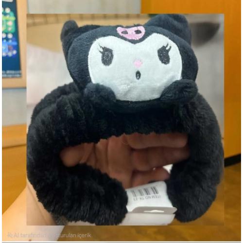 sanrio kawaii kuromi figürlü saç bandanası güzel şık büyük figürlü bandana hediyelik