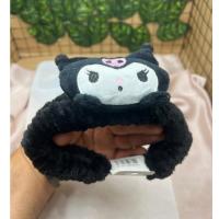 sanrio kawaii kuromi figürlü saç bandanası güzel şık büyük figürlü bandana hediyelik