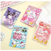 sanrio kawaii kuromi hello kitty cinnamoroll my melody 450 sticker defter sevimli hediyelik sticker