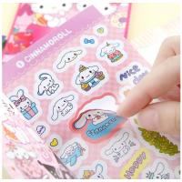 sanrio kawaii kuromi hello kitty cinnamoroll my melody 450 sticker defter sevimli hediyelik sticker